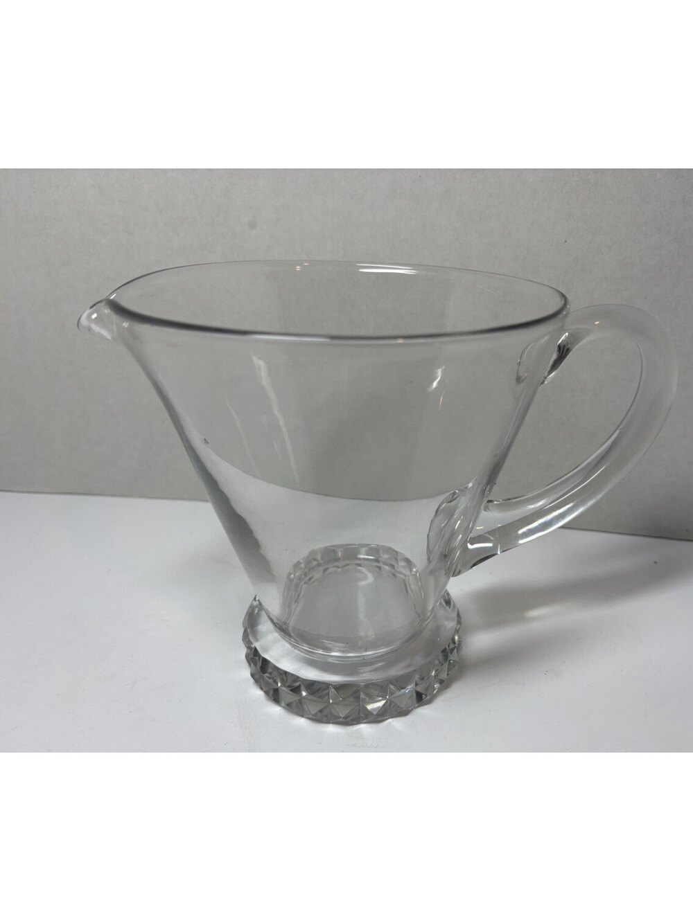 2 Diamond Model Water Pitcher In Crystal From Saint Louis